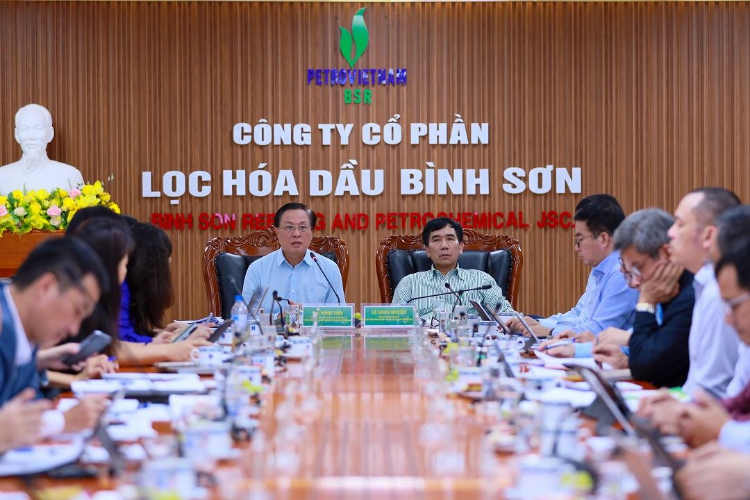 Đoàn giám sát Petrovietnam làm việc tại BSR